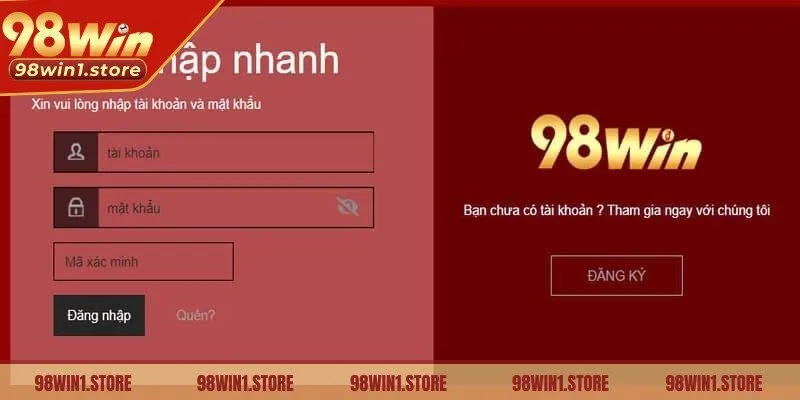 Khắc phục sự cố đăng nhập 98win trải nghiệm suôn sẻ hơn